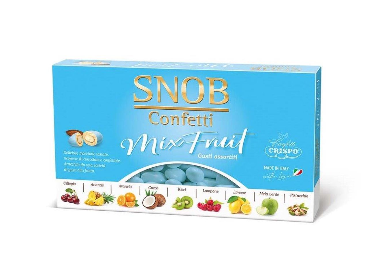 Confetti snob mix fruit celeste gusti e colori assortiti - confezione da 1kg