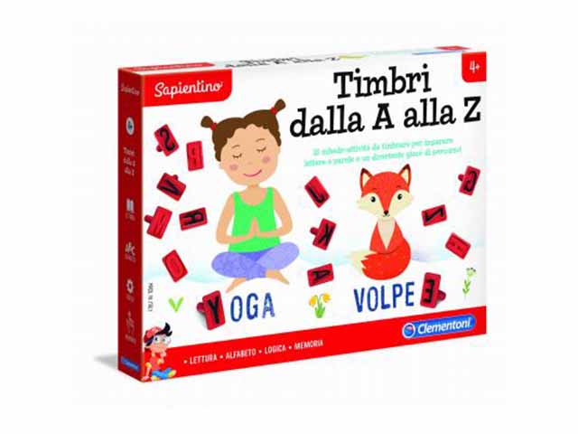 Sapientino alfabeto con timbri new16169