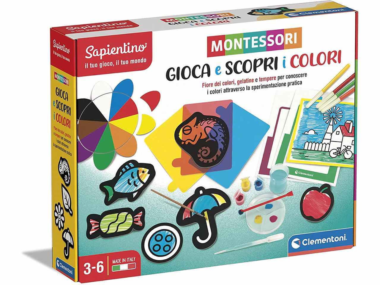 montessori  gioca e scopri i colori 16370
