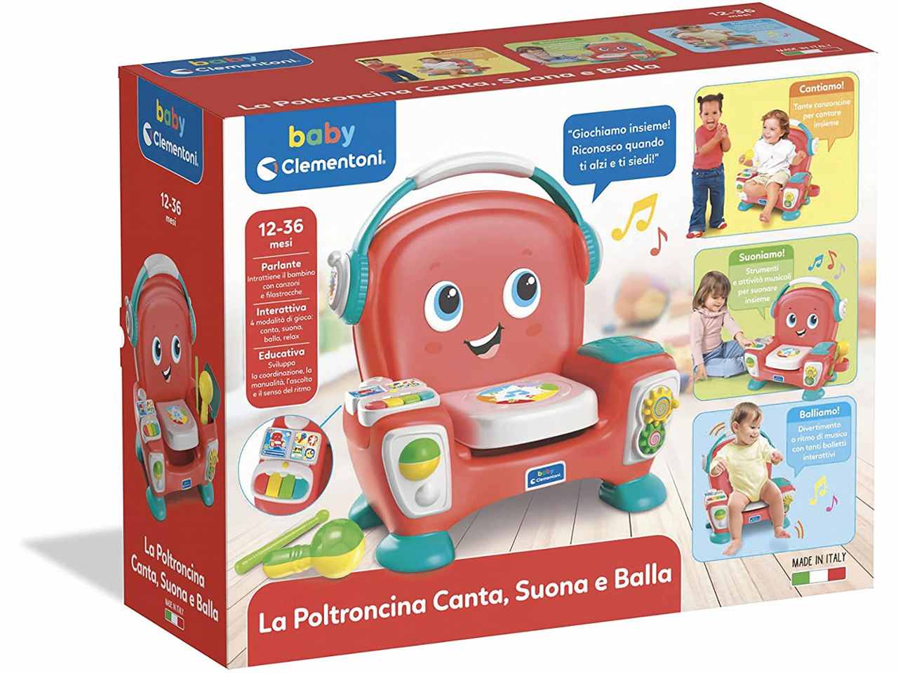baby clem.poltroncina suona/canta 17678