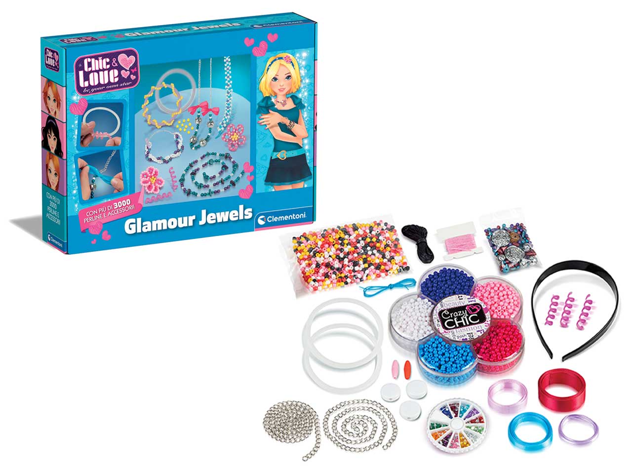 Chic love glamour jewels decorate your jewels