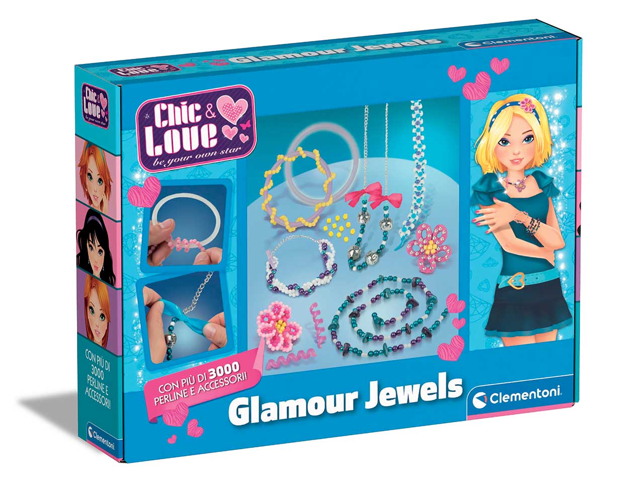 Chic love glamour jewels decorate your jewels