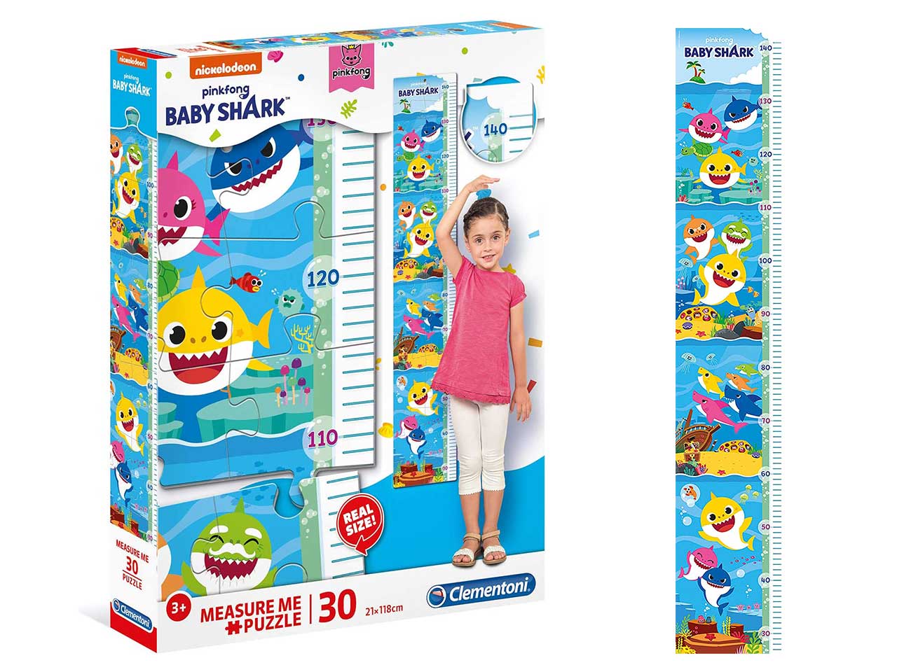 Puzzle measure me baby shark