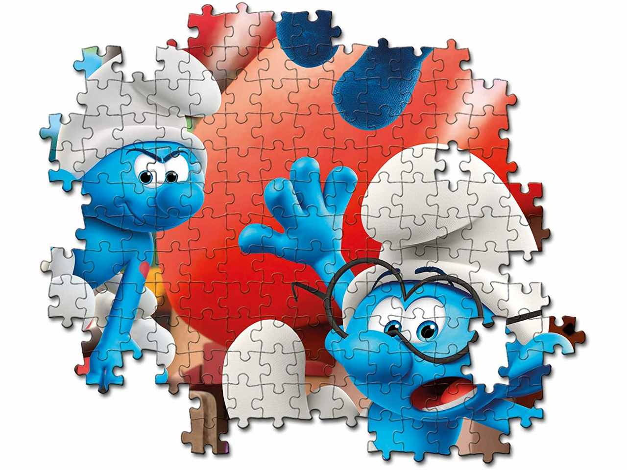 Puzzle 104 pezzi + 3d model smurfs 20341.3
