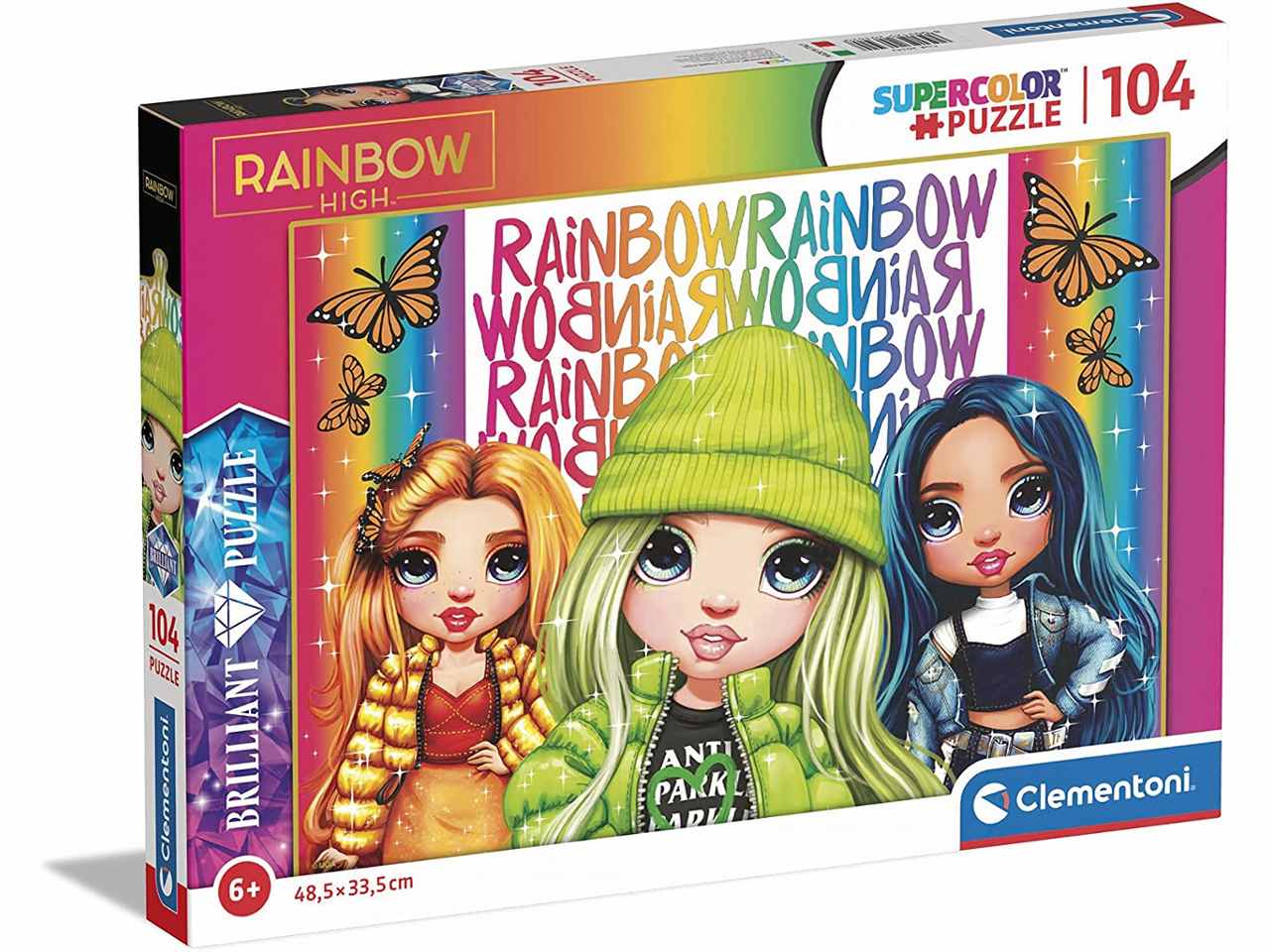 Puzzle 104pz bril.rainbow high 1 20342