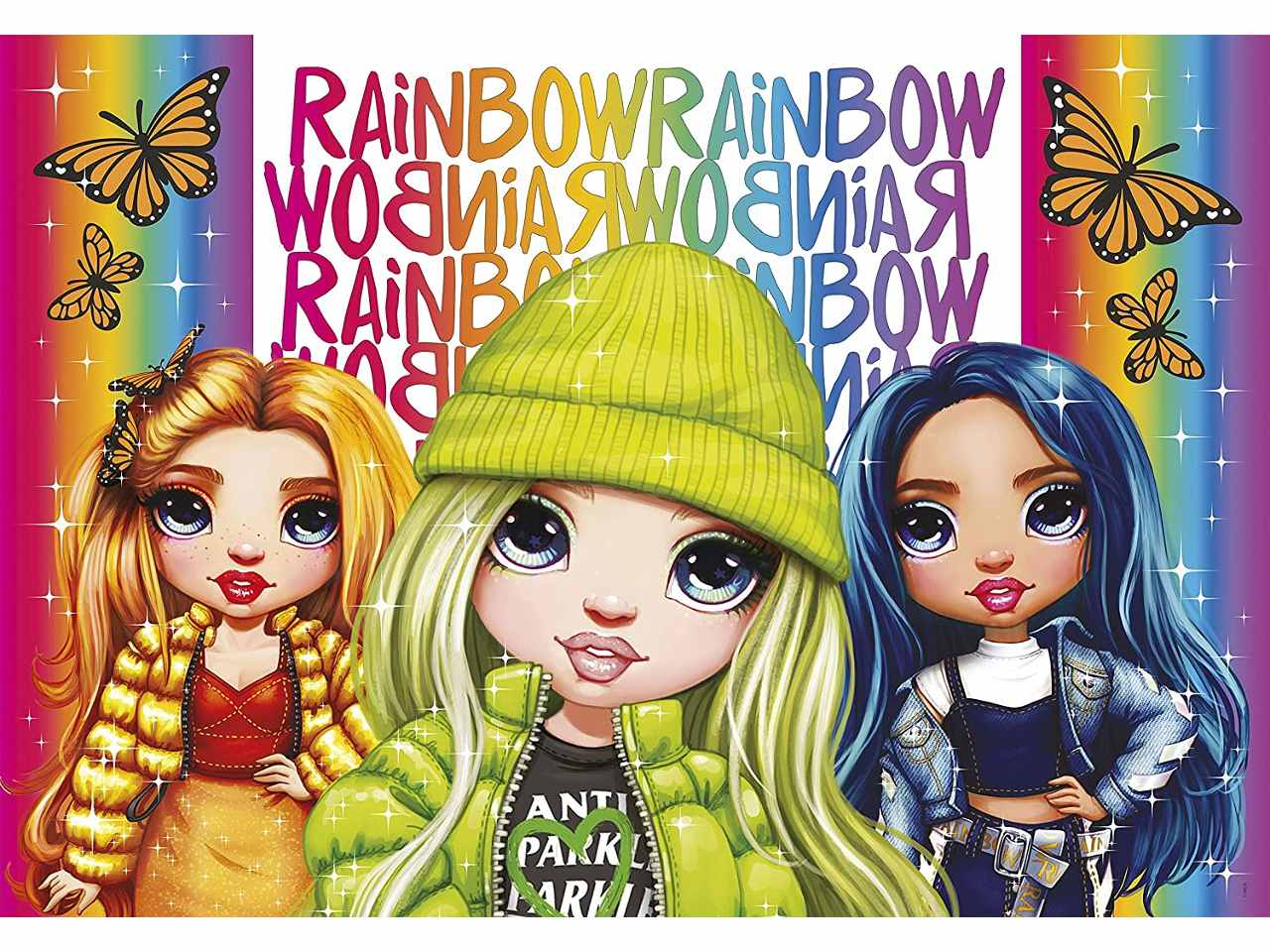 Puzzle 104pz bril.rainbow high 1 20342