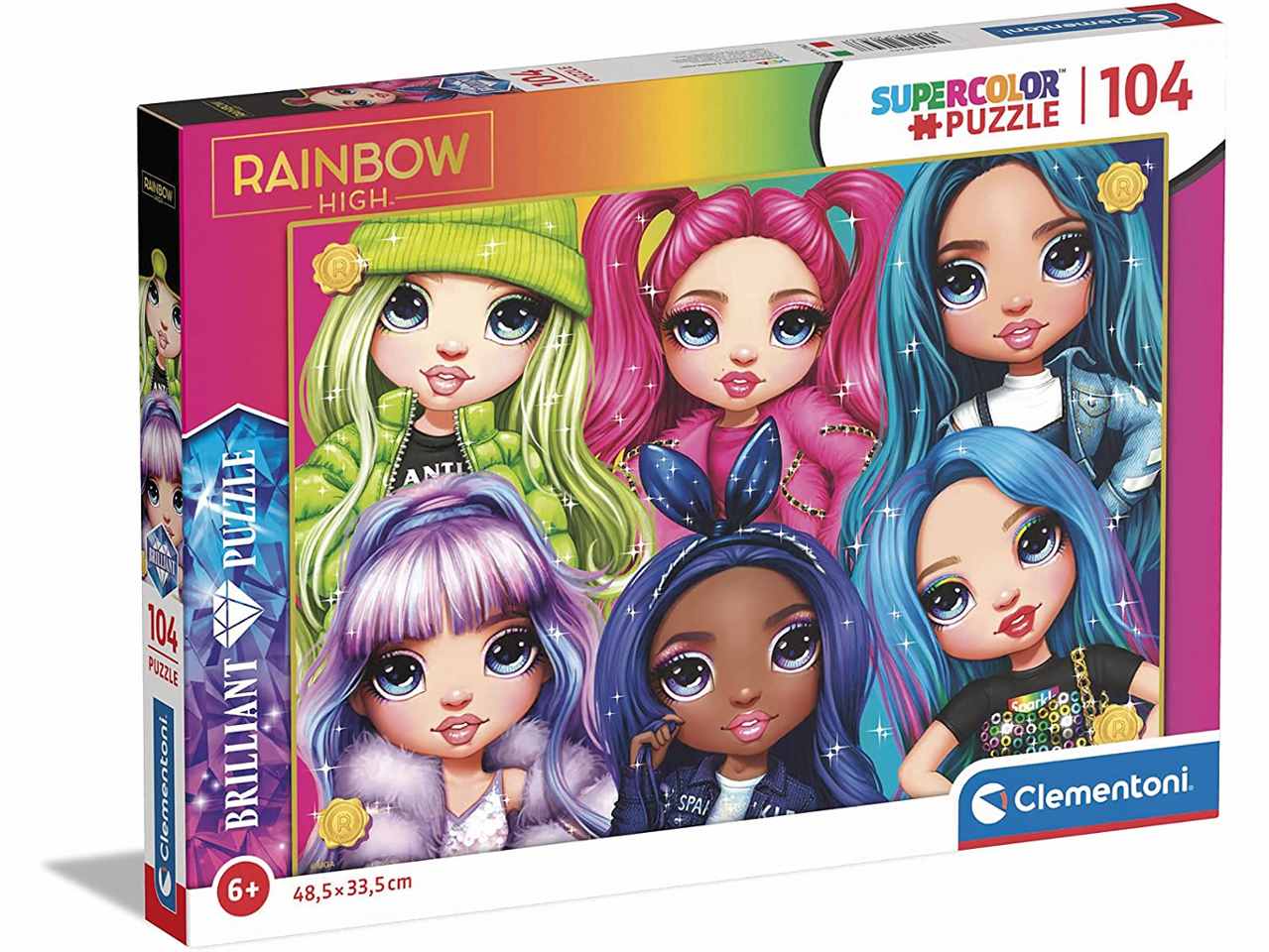 Puzzle 104pz bril.rainbow high 2 20343