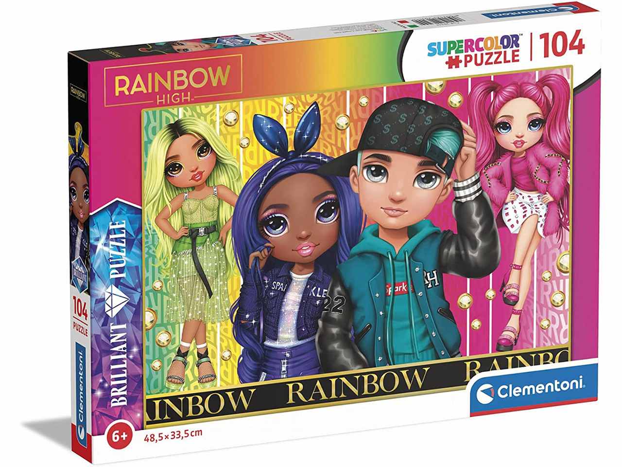 Puzzle 104pz bril.rainbow high 3 20344