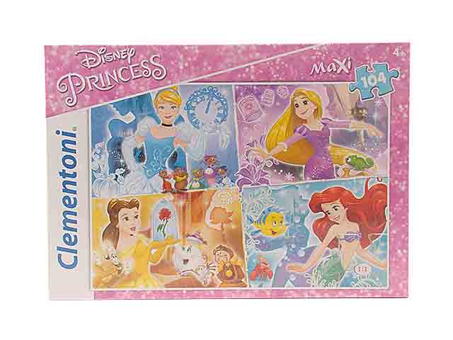 Puzzle 104 pezzi maxi princess 23703