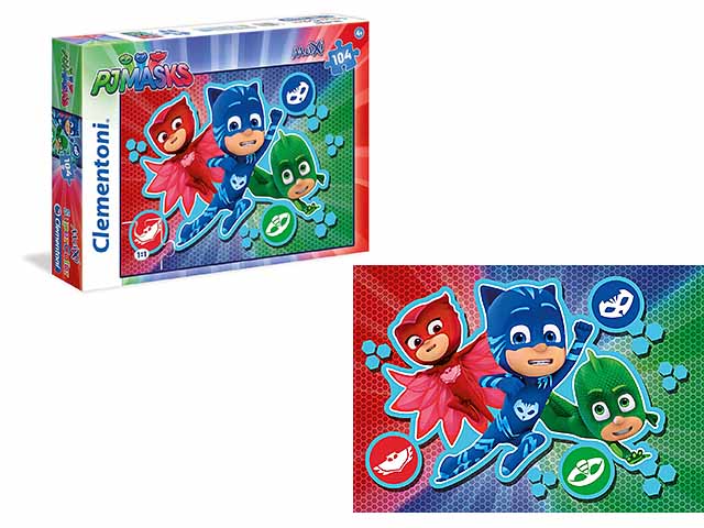 Puzzle 104 pezzi maxi pj mask 2 23707
