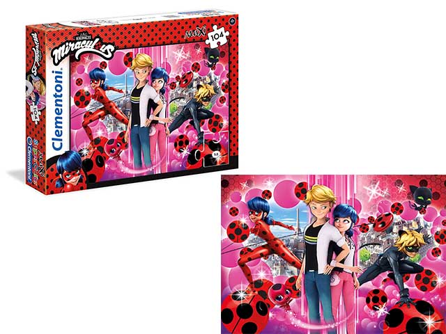 Puzzle 104 pezzi maxi miraculous 23712