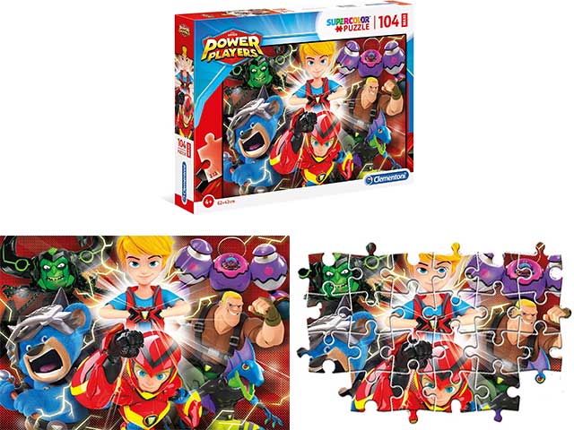 Puzzle 104pz maxi power players 23749