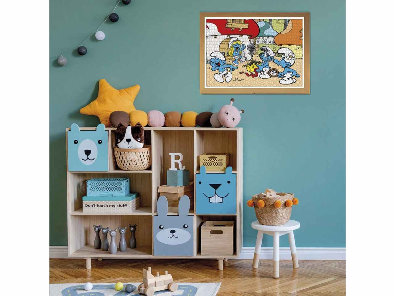 puzzle 104pz double face smurfs 25725.6