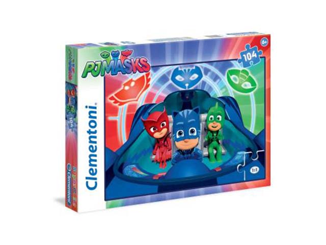 Puzzle 104 pezzi pj masks 27092