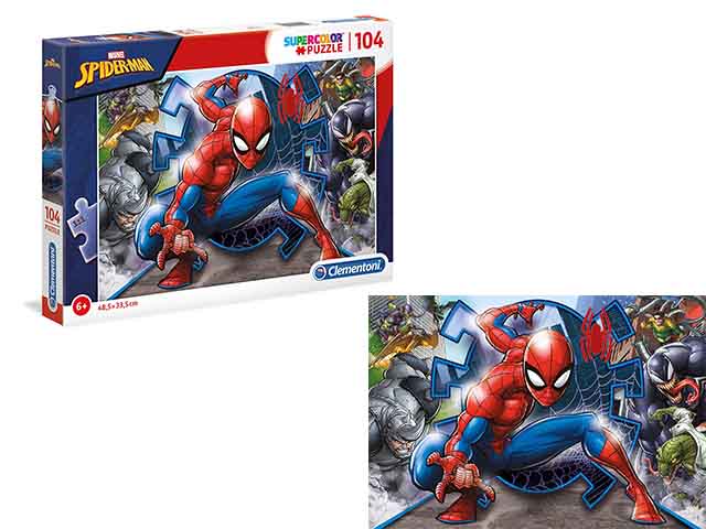 puzzle 104pz spiderman 27116