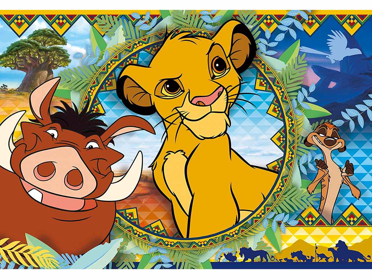 Puzzle 104pz lion king 27287