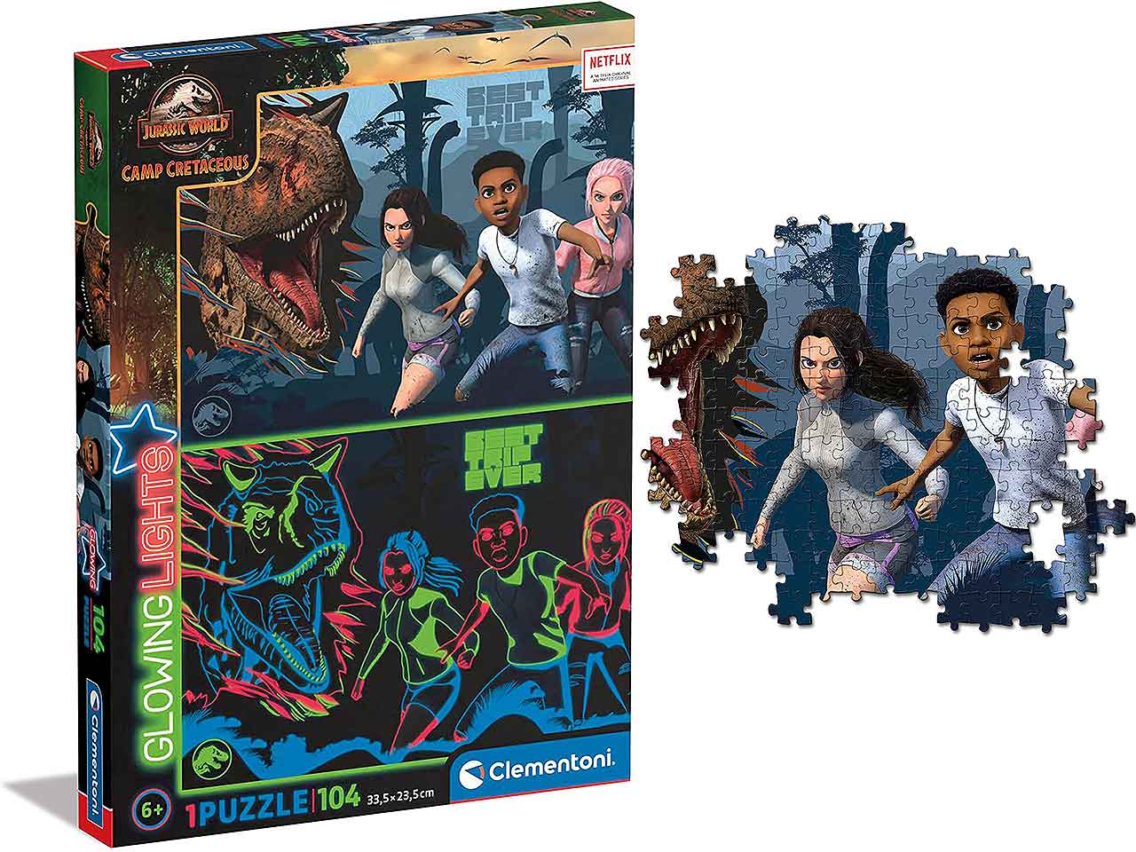 Puzzle 104pz jurassic world camp cretaceus 27557