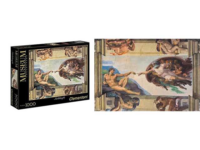 puzzle 1000pz creazione dell'uomo 39496