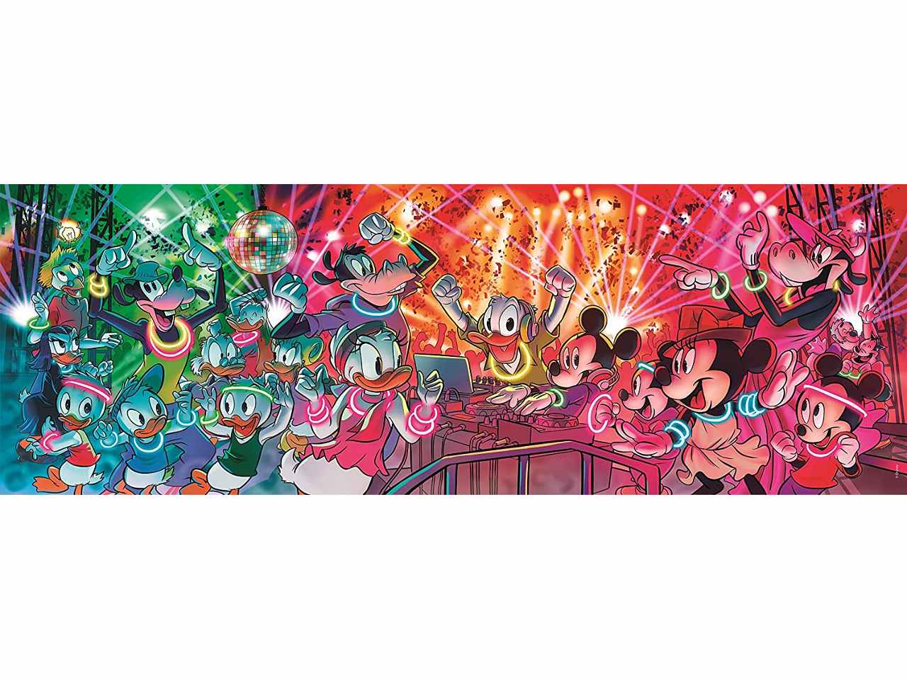 Puzzle 1000pz panorama disney disco 39660
