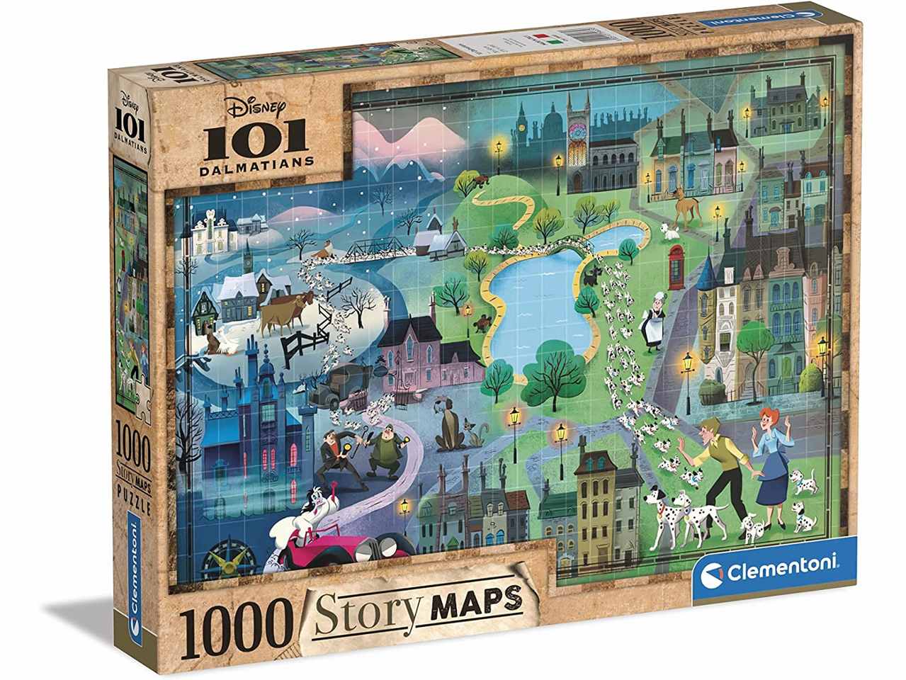 Puzzle 1000 pezzi 101 dalmatians 39665
