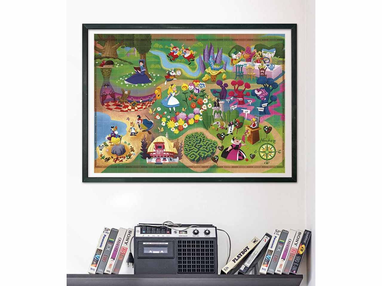Puzzle 1000 pezzi disney maps alice 39667.2