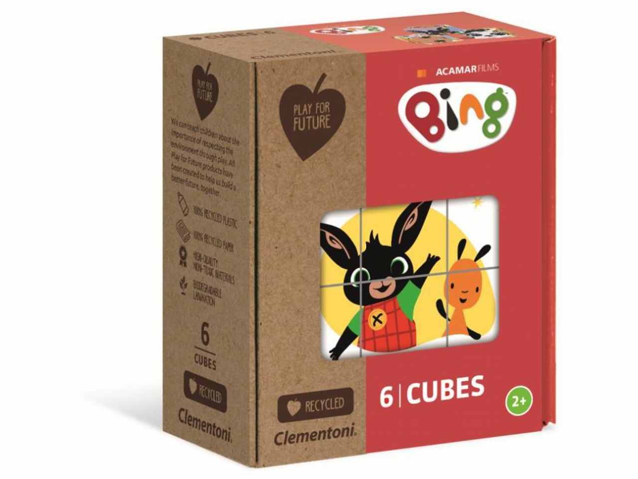 Bing puzzle cubi 6pz. 44007