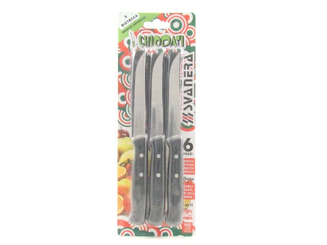 Coltello bistecca 6 pezzi 11cm 5688n
