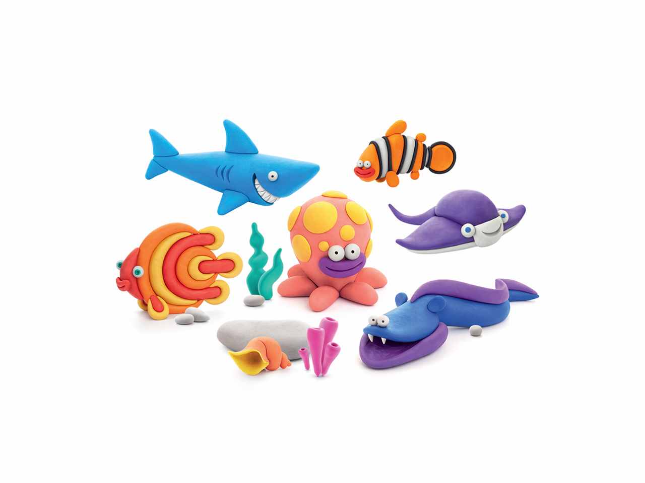Hey clay oceano kit grande argilla morbida creativa