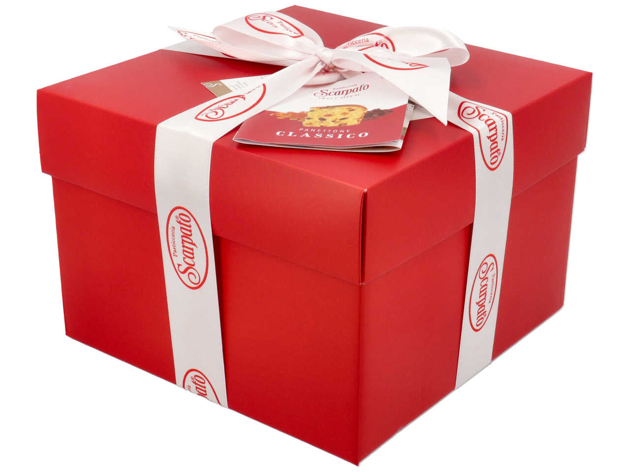 Panettone calssico basso 1kg scatola rosa