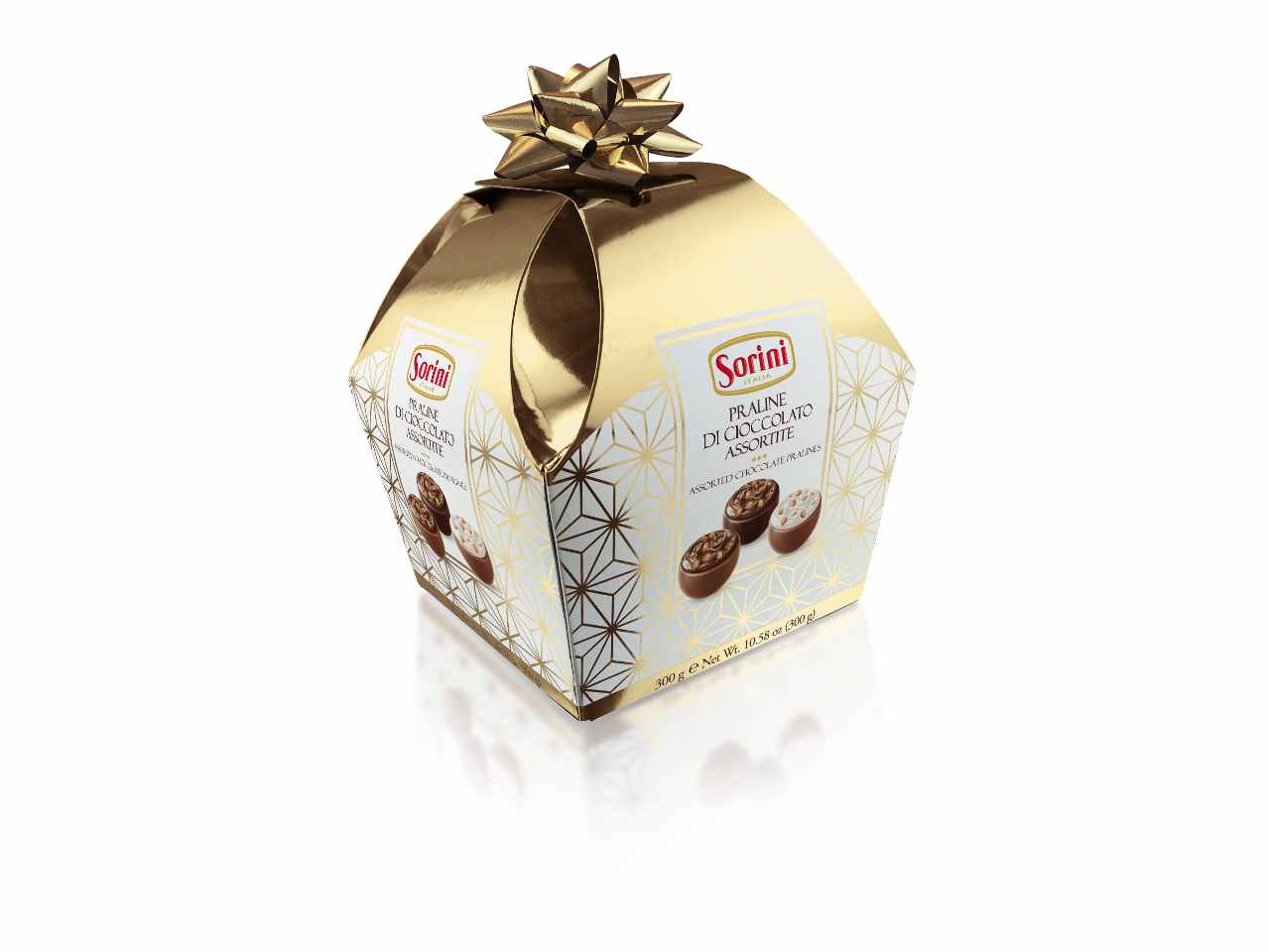 Bauletto gold 300gr praline di cioccolato assortite