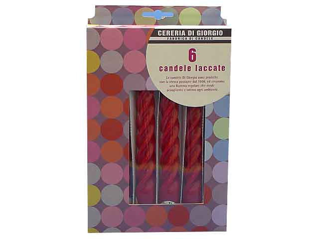 candela torciglione 6pz lac.ross3510.14