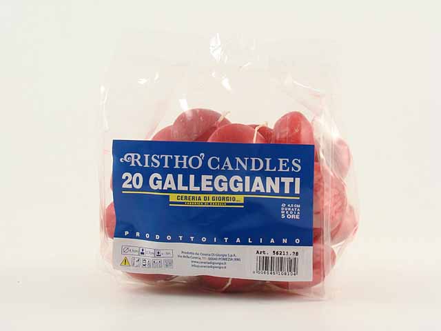 Candela galleggiante 20 pezzi brdx 5621128