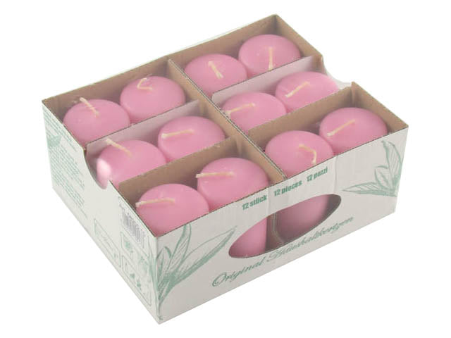 candela moccolo 4x7cm rosa bebe 56200