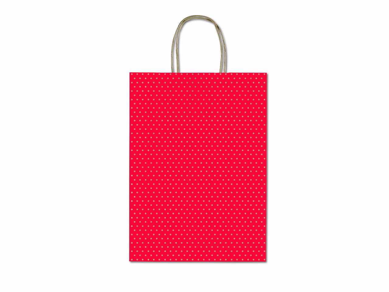 busta shopper 36x12x41cm rossa sdf36poi