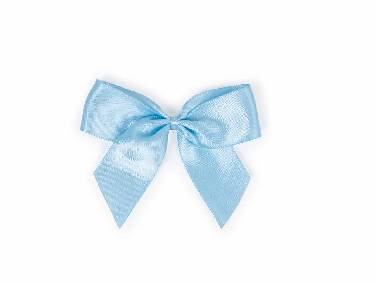 Fiocchi decorativi natalizi azzurro 8,5x6cm