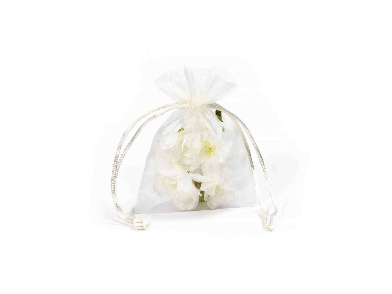 sacchetto organza 15x25cm 15pz 1885 125