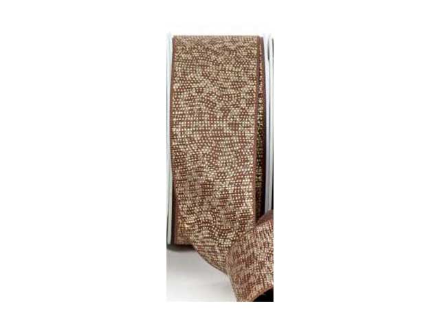 Nastro grosgrain marrone 38mmx20mt 1620