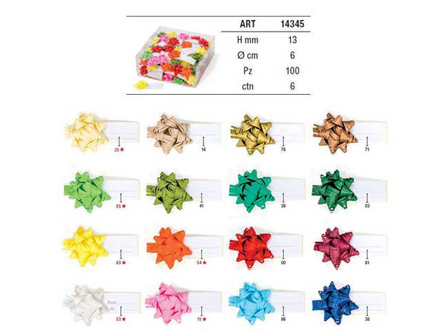 linea happy paper stelle 100pz 13mm 14345