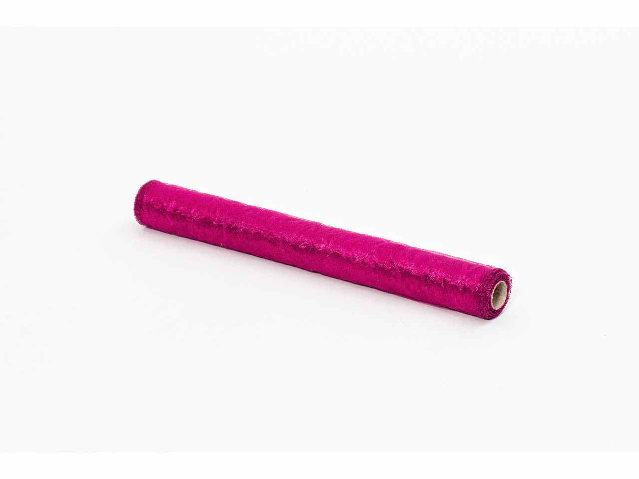 Bobina organza 48cmx10yd fucsia 22106