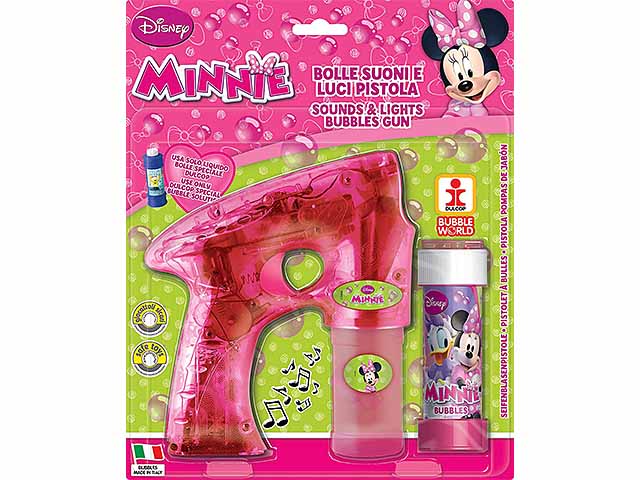 giocabolle pistola c/luci minnie 500.092000
