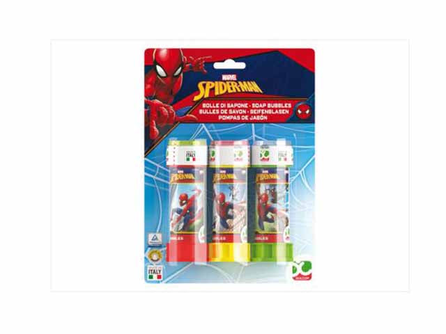 Bolle di sapone spiderman 3 pezzi 103544300