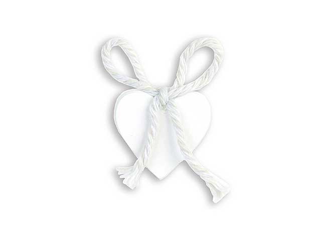 Cuore legno bianco c/adesivo 18686m