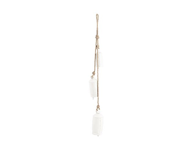 L.bianca campana s/corda 3 pezzi 80cm 22721m