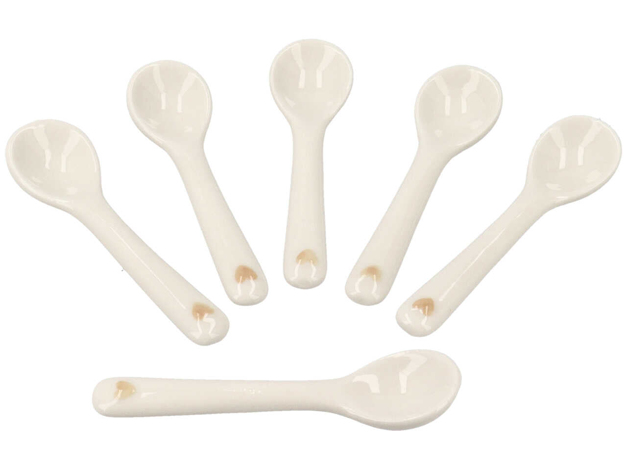 Cucchiaino c/cuore beige 28884m