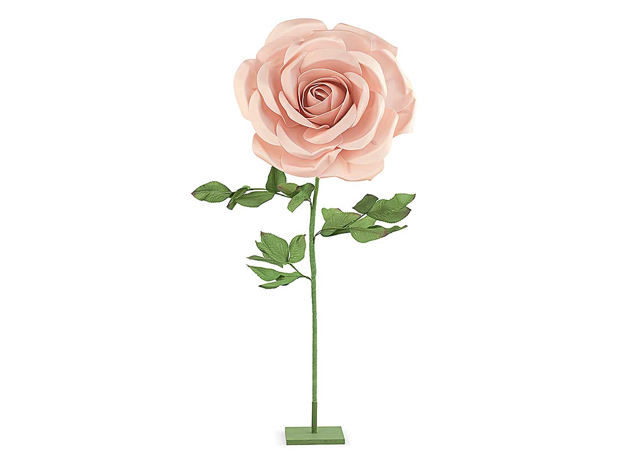 Rosa rosa con stelo 120cm 29029m