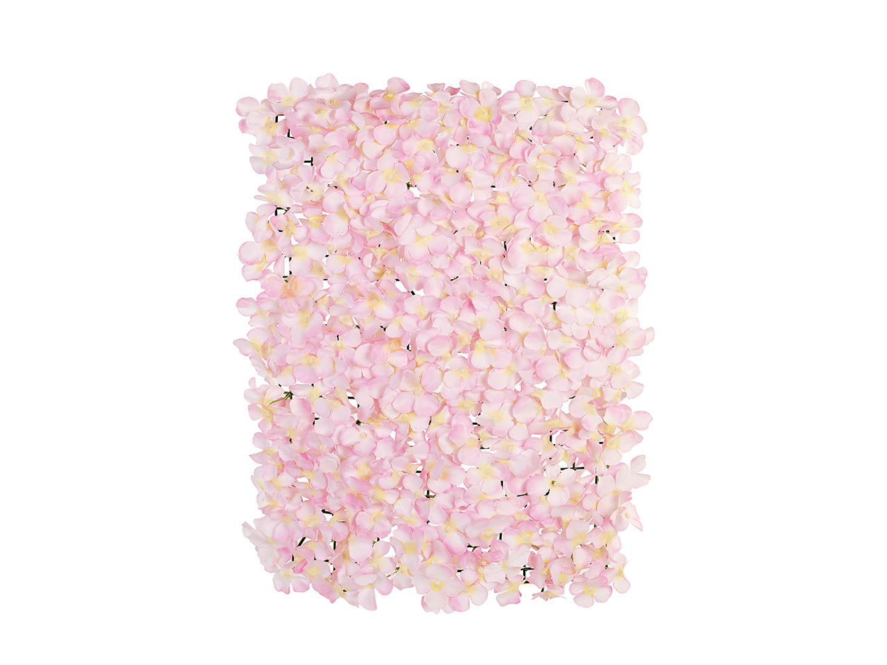 Pannello con ortensie rosa chiaro 60x40cm