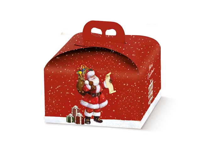 Linea babbo natale porta panettone 245x245x130 36179