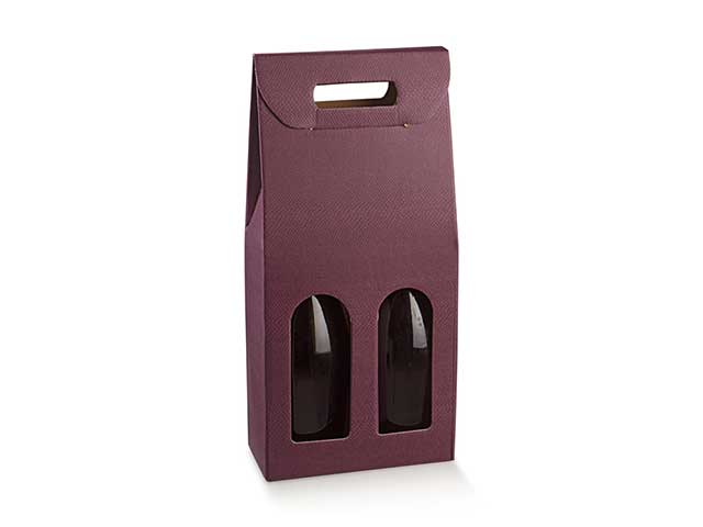porta bottiglie 2 posti 18x9x38cm 37714