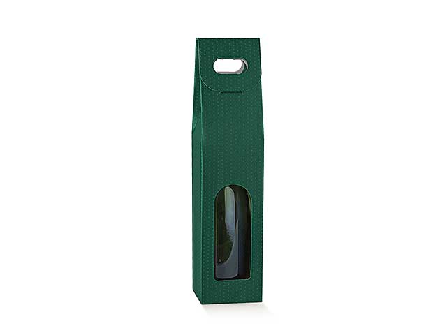 linea spot verde porta bottiglia 1porta 90x90x385 38728