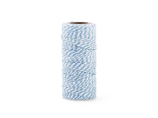 Rotolo cot.bicolor 2mm 100m azzur.71959